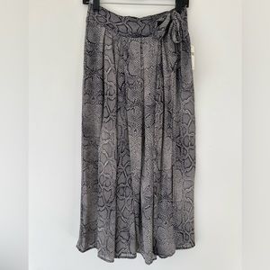 Anthropologie Snakeskin Skirt